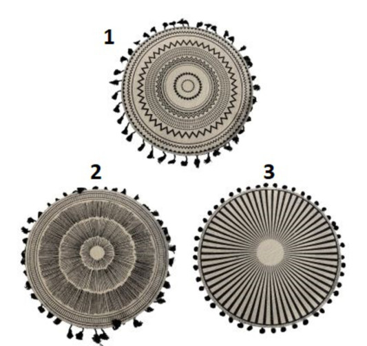 SET DE TABLE ROND ETHNIQUE︱Lory