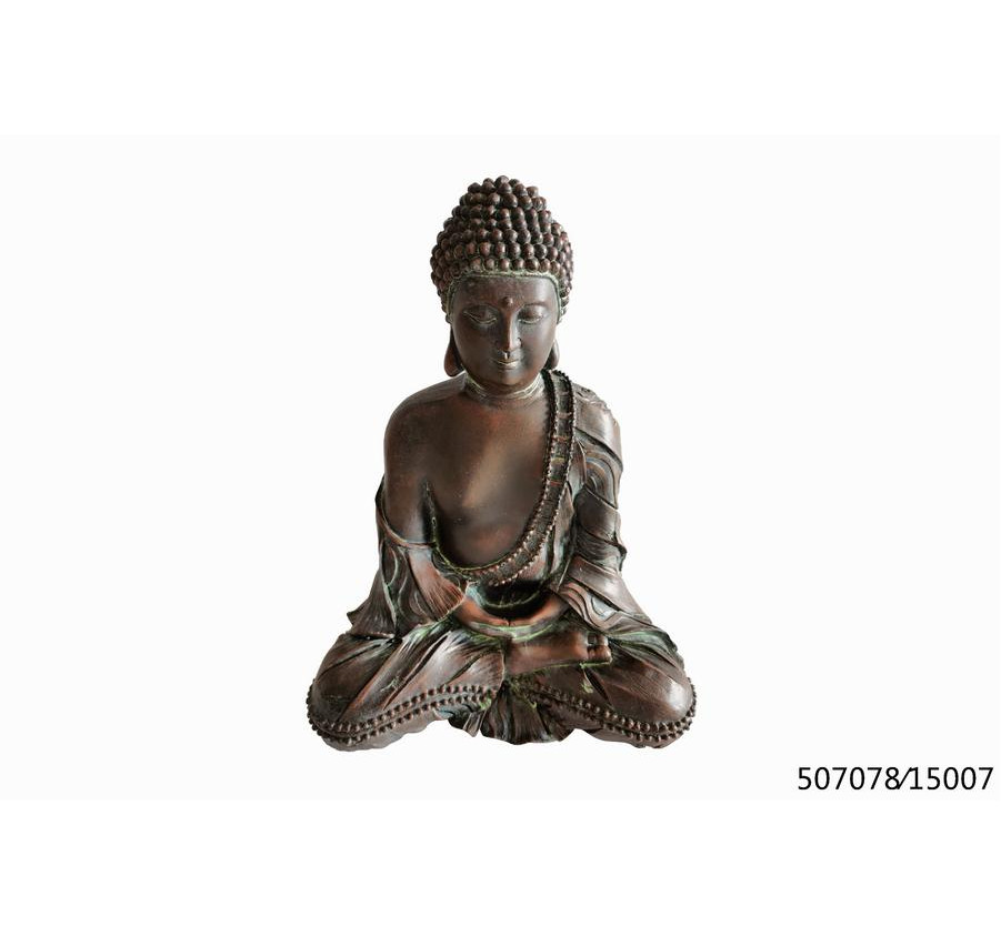 BOUDDHA MARRON 23,5X15X29CM