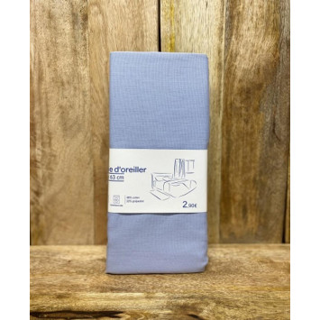 TAIE OREILLER 63X63CM BLEU︱Lory