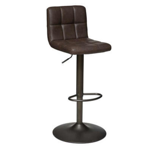 CHAISE DE BAR ASSISE CUIR︱Lory