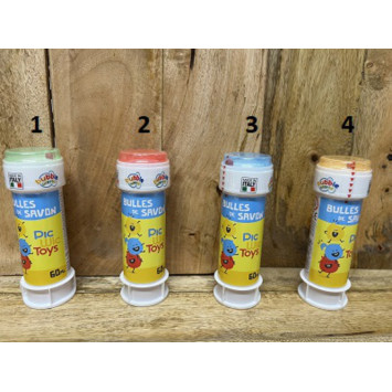 BULLES DE SAVON 60ML ASST︱Lory