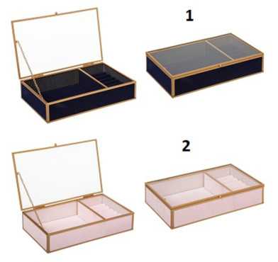 BOITE A BIJOUX EN VERRE︱Lory