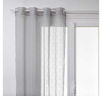 VOILAGE COLORIS GRIS 140X240CM︱Lory