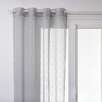 VOILAGE COLORIS GRIS 140X240CM︱Lory