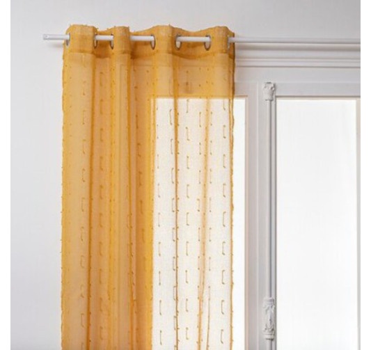 VOILAGE COLORIS OCRE 140X240CM︱Lory