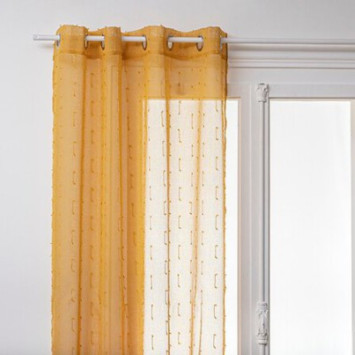 VOILAGE COLORIS OCRE 140X240CM︱Lory