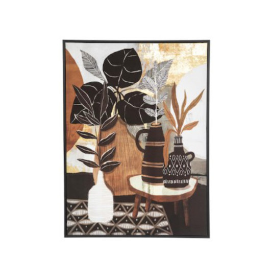 TOILE IMPRIME PLANTE ENCADRE︱Lory