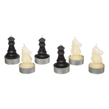BOUGIE PIONS ECHEC X6PIECES︱Lory