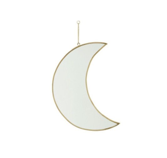 MIROIR LUNE METAL OR︱Lory