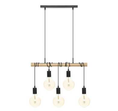 SUSPENSION EN BOIS ET METAL︱Lory