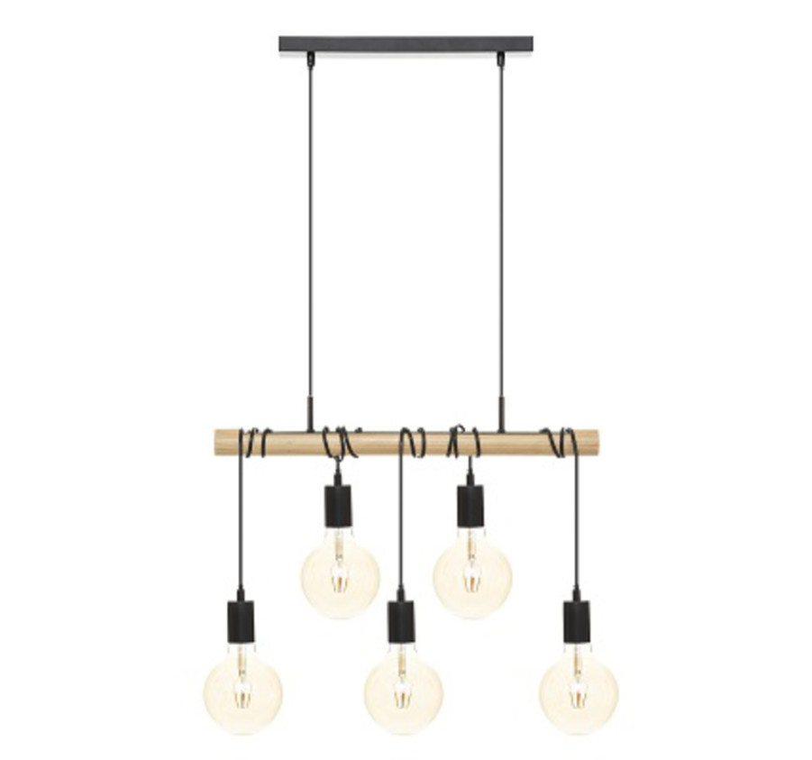 SUSPENSION EN BOIS ET METAL