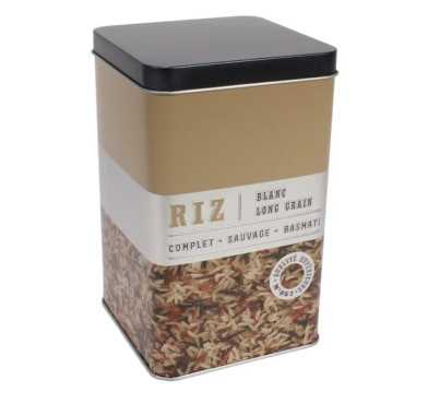 BOITE EN METAL POUR RIZ BLANC,︱Lory