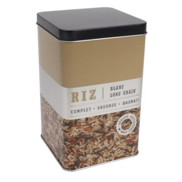 BOITE EN METAL POUR RIZ BLANC,︱Lory