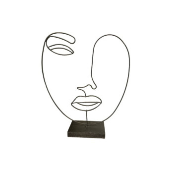 DECORATION EN METAL NOIR︱Lory