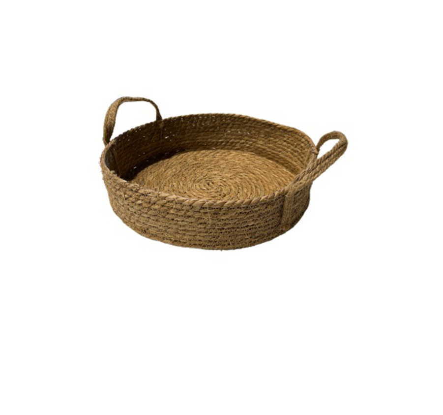 PANIER ROND EN JUTE AVEC ANSE
