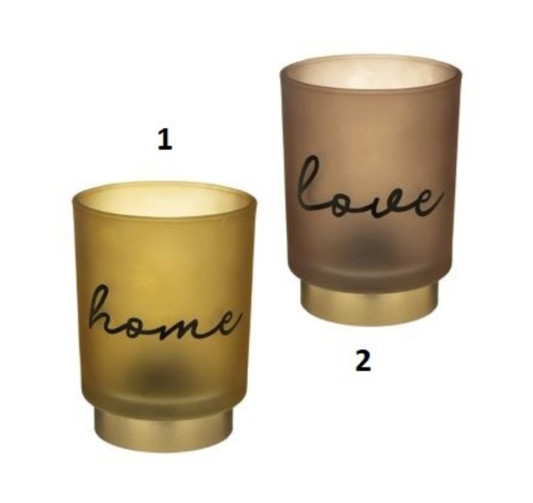 LAMPE A LED EN VERRE H.12CM︱Lory