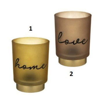 LAMPE A LED EN VERRE H.12CM︱Lory