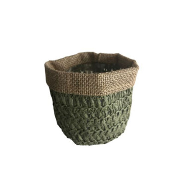 PANIER EN OSIER VERT︱Lory