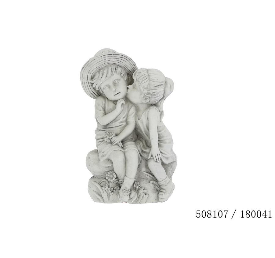 STATUE FILLE ET GARCON