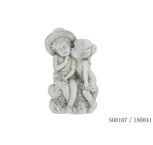 STATUE FILLE ET GARCON︱Lory