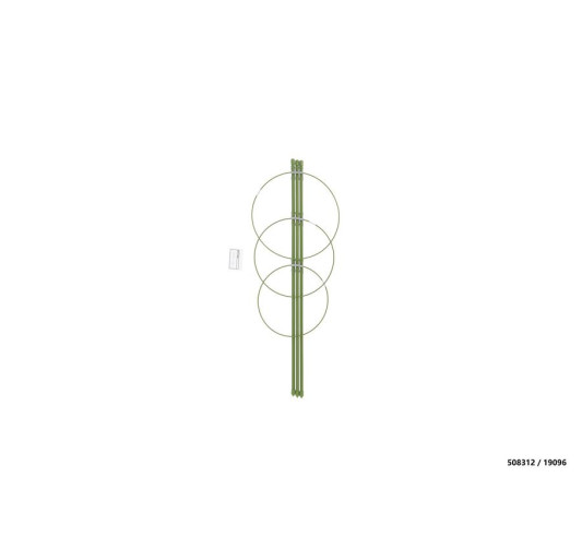 TUTEUR PLANTE H60CM VERT︱Lory