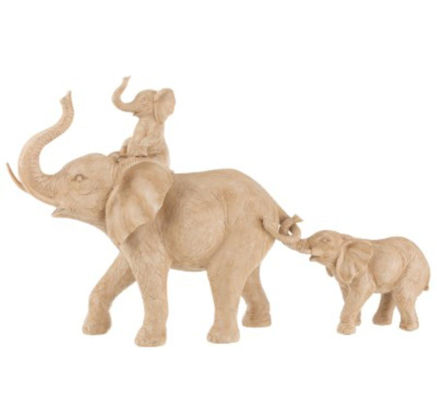 ELEPHANT AVEC ENFANT SUR LE