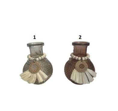 BOUTEILLE DECORATIVE EN VERRE︱Lory