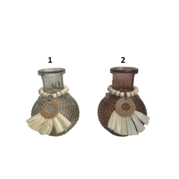 BOUTEILLE DECORATIVE EN VERRE︱Lory