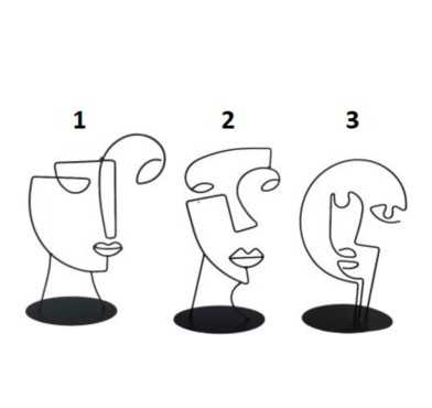 DECORATION VISAGE EN METAL︱Lory