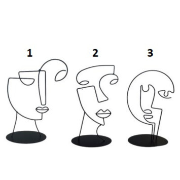 DECORATION VISAGE EN METAL︱Lory