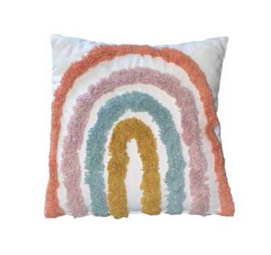 COUSSIN ARC EN CIEL 40X40CM︱Lory