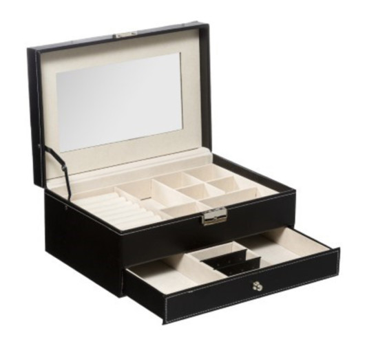 BOITE A BIJOUX EN SIMILI CUIR︱Lory