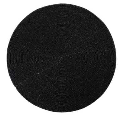 SET TABLE EN PERLES NOIR︱Lory