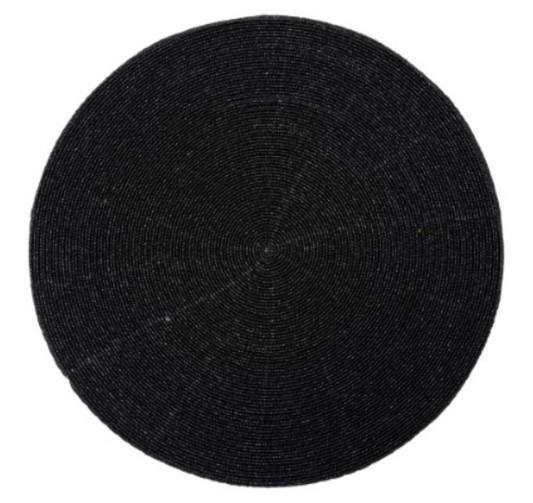 SET TABLE EN PERLES NOIR︱Lory