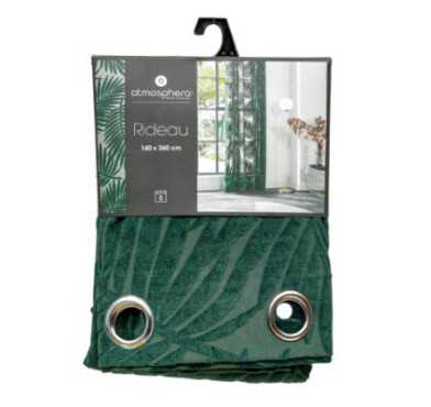 RIDEAU EN VELOURS VERT︱Lory