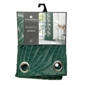 RIDEAU EN VELOURS VERT︱Lory