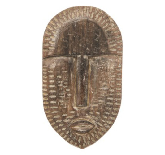 VISAGE EN BOIS ORIGAMI H.33CM︱Lory