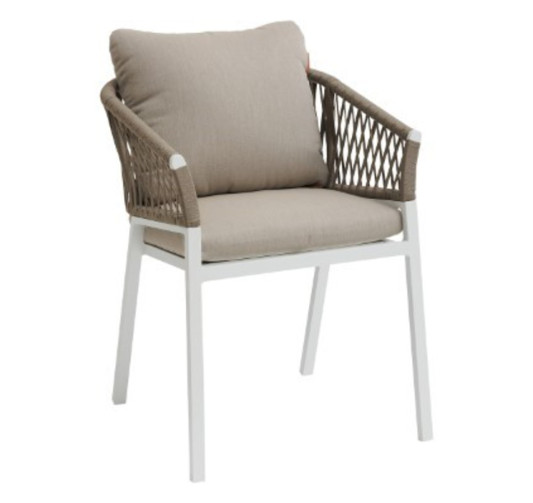 FAUTEUIL REPAS COLORIS TAUPE︱Lory