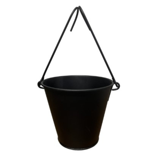 JARDINIERE EN METAL NOIR︱Lory