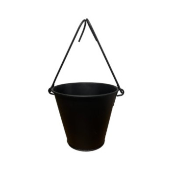 JARDINIERE EN METAL NOIR︱Lory