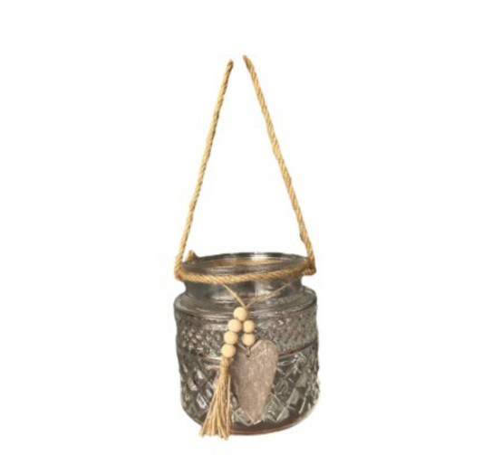 LANTERNE EN VERRE A SUSPENDRE︱Lory