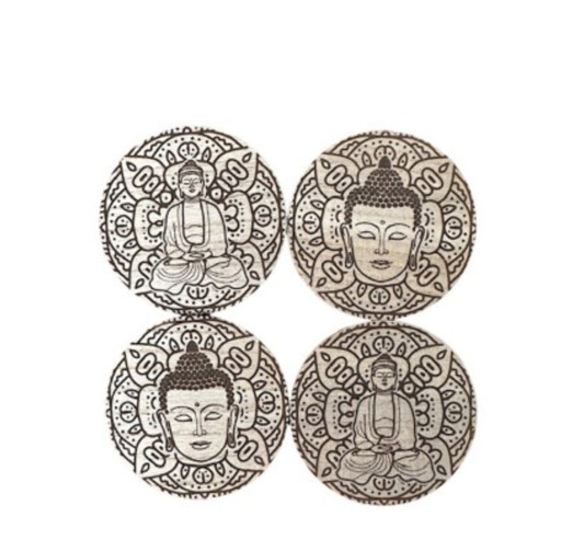 DESSOUS DE VERRE EN BOIS︱Lory