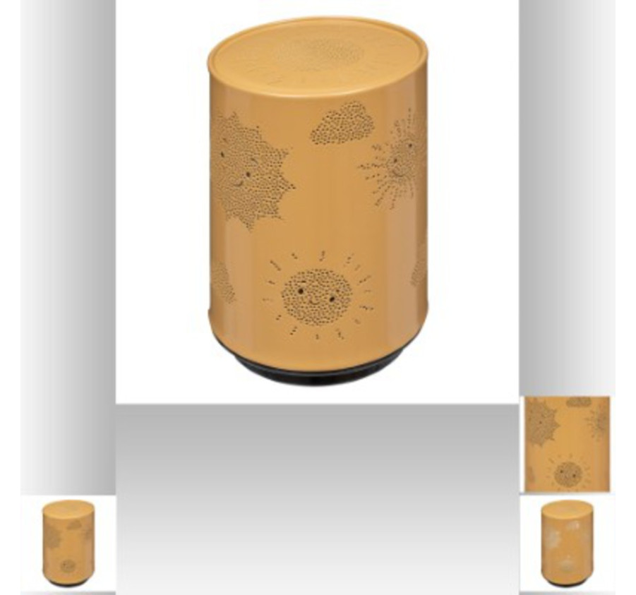 VEILLEUSE EN METAL COLORIS