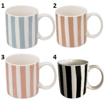 MUG AVEC LIGNES COLOREES︱Lory