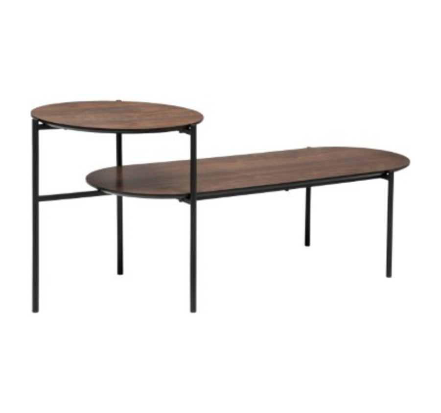 TABLE BASSE 2 NIVEAUX EN METAL