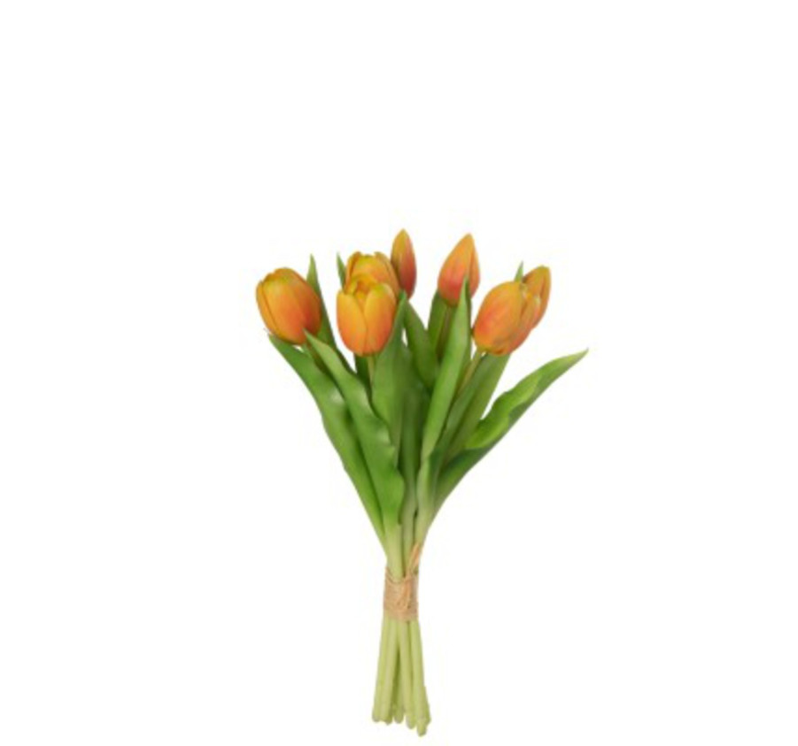 BOUQUET DE 7 TULIPES ORANGE
