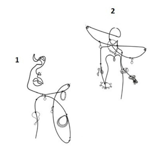 PORTE BIJOUX NOIR EN METAL︱Lory