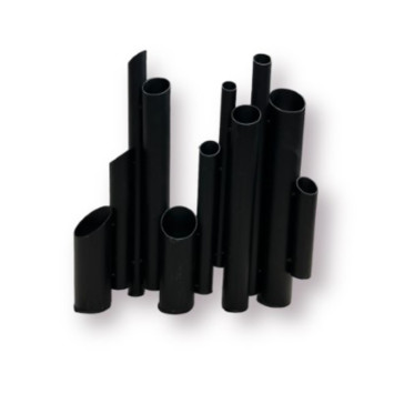 VASE SOLIFLORE EN METAL NOIR︱Lory