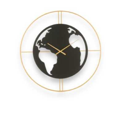 HORLOGE CARTE DU MONDE EN︱Lory