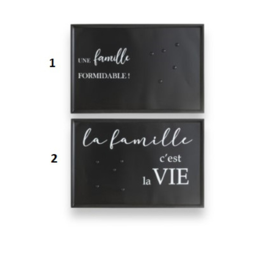 PANCARTE TEXTE AIMANTEE EN